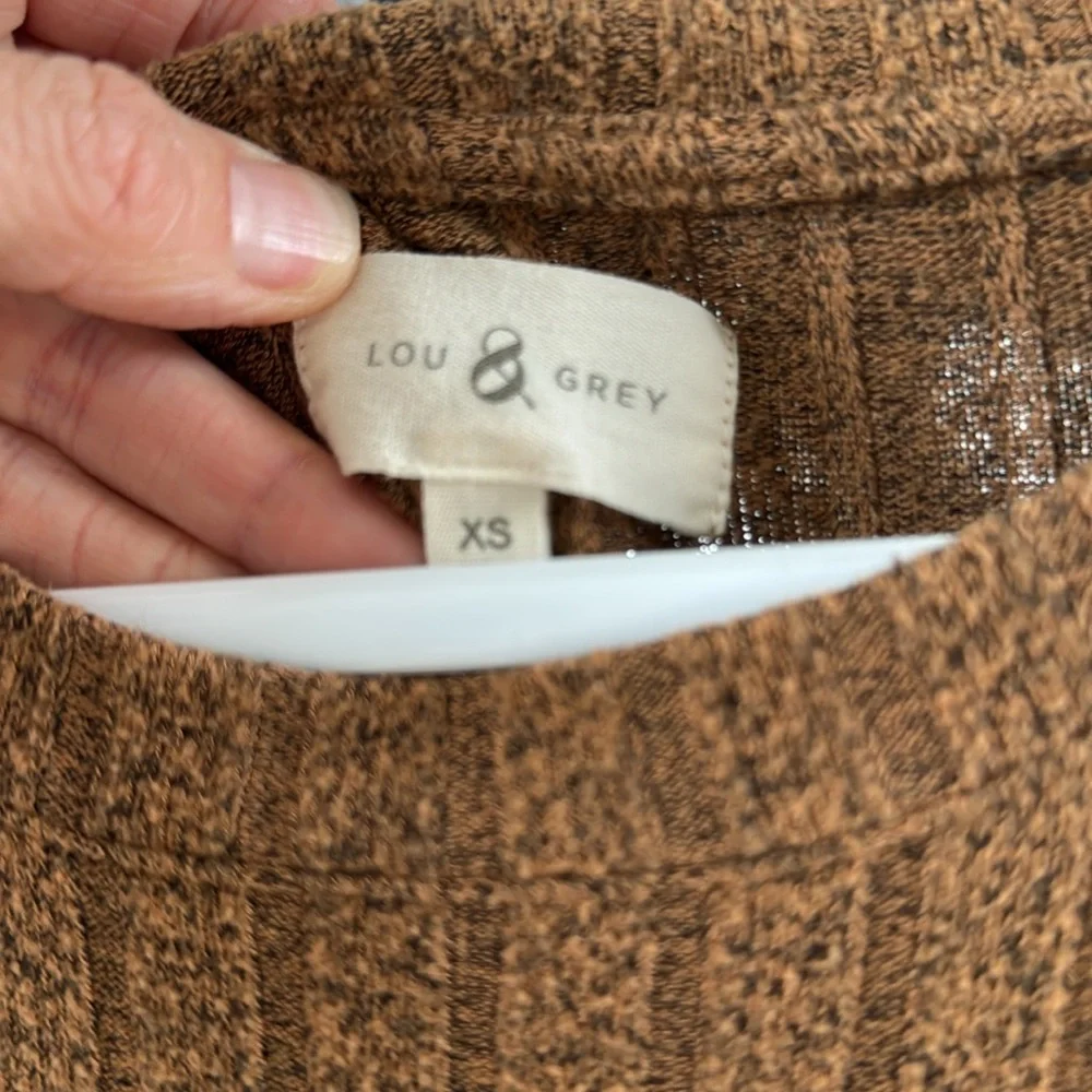 Lou & Grey Camel marled sweater